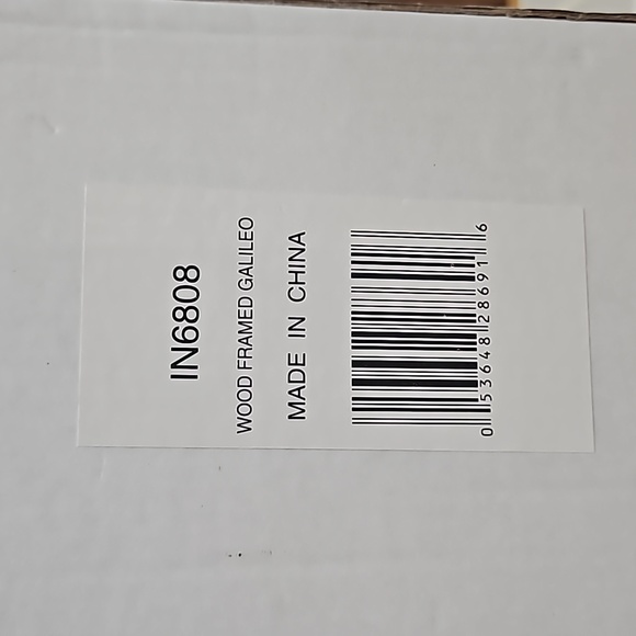 NIB. New In Original Box Cherry finish Galileo Thermometer with Wood Frame - Picture 8 of 12